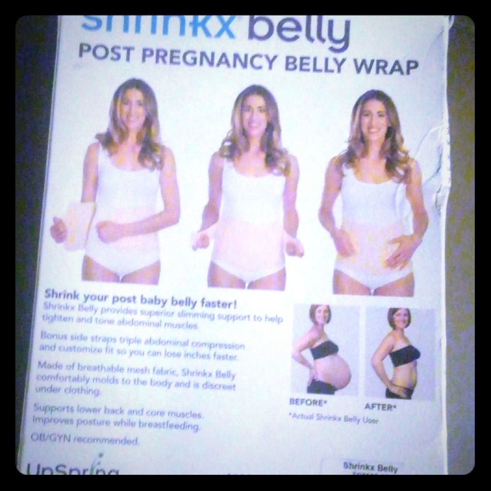 **NIB** ShrinkX  Belly ( postpartum wrap)